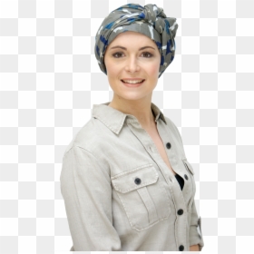 Summer Cotton Chemo Scarf - Girl, HD Png Download - white turban png