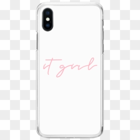 It Girl Script Phone Case"  Class="lazyload Lazyload - Iphone, HD Png Download - real facial hair png