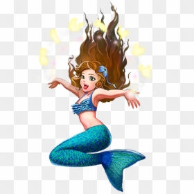 Fun Fun Mermaid, HD Png Download - png images of cartoons