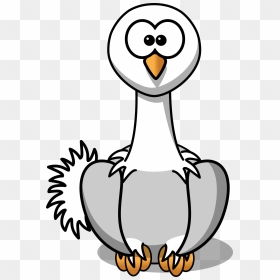 Cartoon Ostrich Clipart, HD Png Download - png images of cartoons