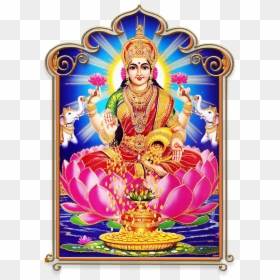 3 G Lakshmi - Stained Glass, HD Png Download - maa lakshmi png