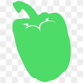 Pimiento Vectores, HD Png Download - green capsicum png
