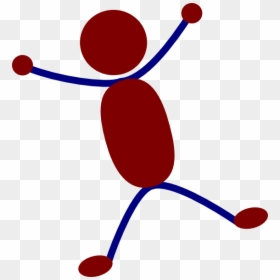 Running Man In Red Colour - Man Png Clipart, Transparent Png - red colour png