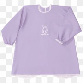 Babybjorn Long Sleeve Bib Purple, HD Png Download - kids clothes png