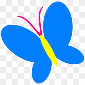 Clip Art Butterfly Blue, HD Png Download - butterfly clip art png