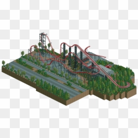 Rct2 Six Flags Magic Mountain Recreation, HD Png Download - six flags png