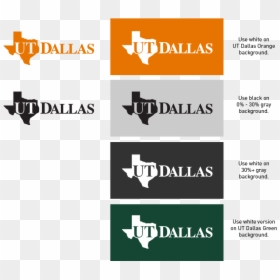 Correct Colors For The Ut Dallas Logo - Ut Dallas Logo Png, Transparent Png - ut logo png