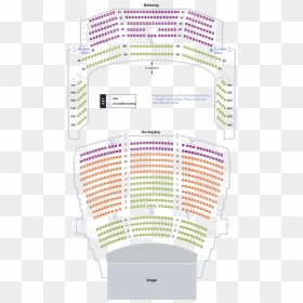 Coc Performing Arts Center Seating Chart , Png Download - Row Spac Seating Chart, Transparent Png - performing arts png