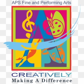 Aps Fine Arts Logo - Fine Arts Logo Design, HD Png Download - performing arts png