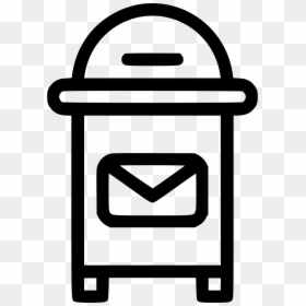 Png File Svg - Outline Picture Of Postbox, Transparent Png - egg icon png