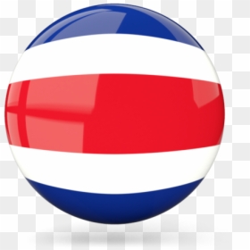 Glossy Round Icon - Costa Rica Flag Icon, HD Png Download - egg icon png