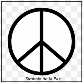 Draw A Peace Sign Easy Step By Step, HD Png Download - paz png