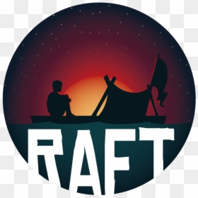 Rimworld Survival Multiplayer Brand Game Raft Silhouette - Raft Game Logo Png, Transparent Png - multiplayer png