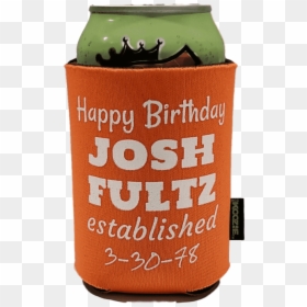 Happy Birthday Koozie - Beer Bottle, HD Png Download - koozie png
