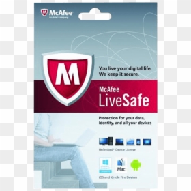 Livesafe™, Unlimited Device / 1 Year - Antivirus Mcafee Live Safe, HD Png Download - kindle unlimited png
