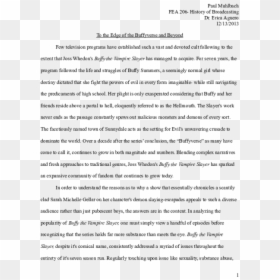 Essay Examples, HD Png Download - buffy png