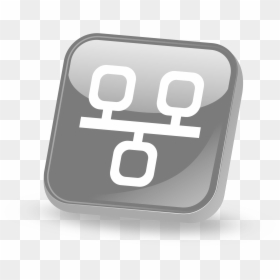 Transparent Black Rectangle Button Png - Computer Network, Png Download - white rectangle button png