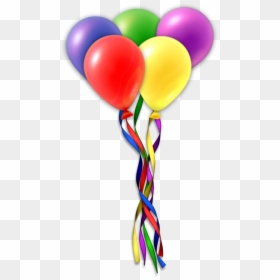 Balloon Birthday Birthday Anniversary Heart Transparent - Happy Birthday Png Balloon, Png Download - birthday balloon backgrounds png