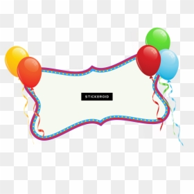 Balloon , Png Download - Happy Birthday Background Pic Png, Transparent Png - birthday balloon backgrounds png