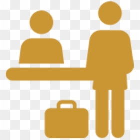 Reception Icon Png Clipart , Png Download - Hotel Check In Icon Png, Transparent Png - bags icon png
