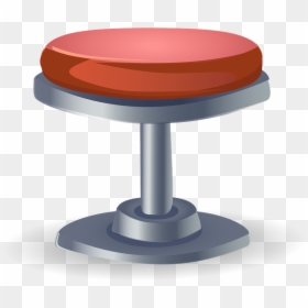 Stool, Seat, Seating, Red, Furniture, Round, Grey, - Bar Stool Clip Art, HD Png Download - seating png