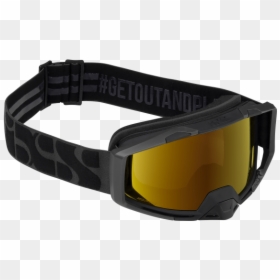 Goggle Trigger Black-gold Mirror - Goggles, HD Png Download - trigger png