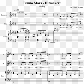 Transparent Bruno Mars Png - Dowland Flow My Tears Pdf, Png Download - hitmaker png