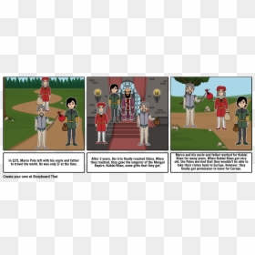 Marco Polo Comic Strip, HD Png Download - marco polo png