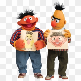 Transparent Unibrow Png - Muppets Ernie And Bert, Png Download - bert png