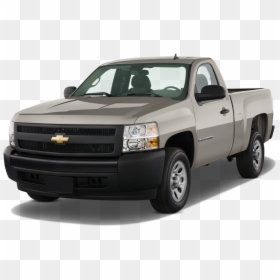 Chevy Silverado Single Cab Lifted With Chevy Silverado - Red Truck White Background, HD Png Download - chevy silverado png