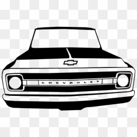 Chevy Drawing Transparent Png Clipart Free Download - 72 Chevy Truck Outline, Png Download - chevy silverado png
