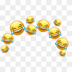 #tearsofjoy #lol #emoji #laughing #emoji #laughingemoji - Laughing Emoji Crown, HD Png Download - laughing emoji.png