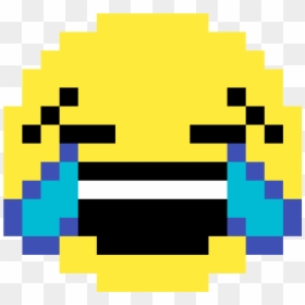 Laughing Emoji Pixel Art, HD Png Download - laughing emoji.png
