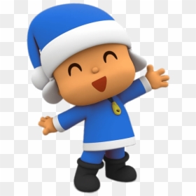 Pocoyó Traje De Papá Noel Azul - 1 Pocoyo Png, Transparent Png - pocoyo personajes png