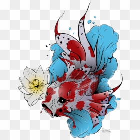 Transparent Koi Fish Png - Illustration, Png Download - tumblr png yin yang