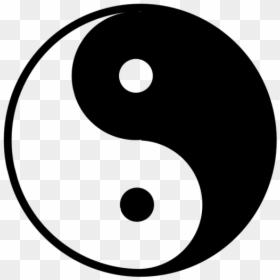 Yin And Yang Drawing Symbol Istock Black And White - Ying Yang Clip Art, HD Png Download - tumblr png yin yang