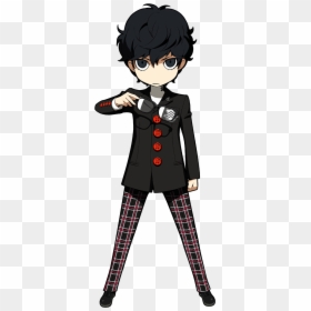 Joker Persona Q2 Png, Transparent Png - akira kurusu png