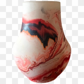 Up For Sale Is This Gorgeous Nemadji Pottery Vase With - Vase, HD Png Download - pottery png