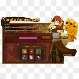 Naruto Anniversary Small Grid - Cartoon, HD Png Download - tobirama png