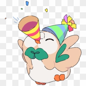 Pokemon Happy Birthday Rowlet, HD Png Download - birthday png tumblr