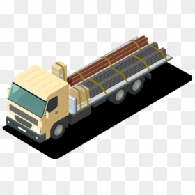 Commercial Vehicle, HD Png Download - construction truck png
