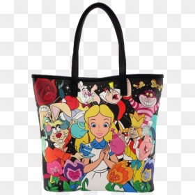 Disney Purse Loungefly Alice, HD Png Download - alice in wonderland characters png