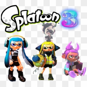 #splatoon #splatoon2 #splatoon3 #comingsoon #squidsisters - Splatoon Logo, HD Png Download - splatoon ink png