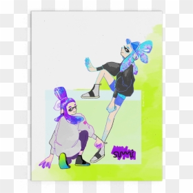Cartoon, HD Png Download - splatoon ink png