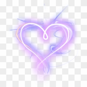 Transparent Purple Lightning Png - Heart, Png Download - anime lightning png
