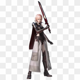 Dissidia Final Fantasy Nt Lightning, HD Png Download - anime lightning png