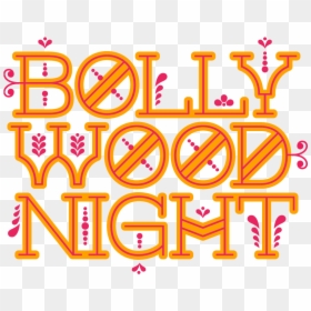 Bollywood Night Text Png, Transparent Png - bollywood png