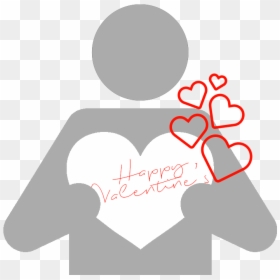 Feliz Día De San Valentín Personaje Enamorado - Valentine's Day, HD Png Download - feliz dia de san valentin png