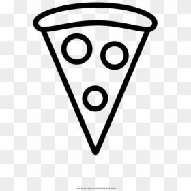 Pizza Coloring Page, HD Png Download - pizza dibujo png