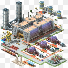 Microchip Plant L3 - Megapolis Powerplant, HD Png Download - power plant png